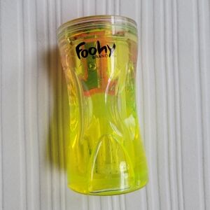 Vintage 2006 Foohy Fooz Lava Lamp Pencil Sharpener Yellow Orange Neon Sanford